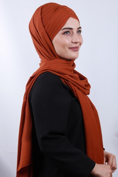 4 tuile drapée de châle de hijab - 