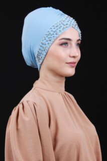 حجر اللؤلؤ بونيه بيبي بلو - 