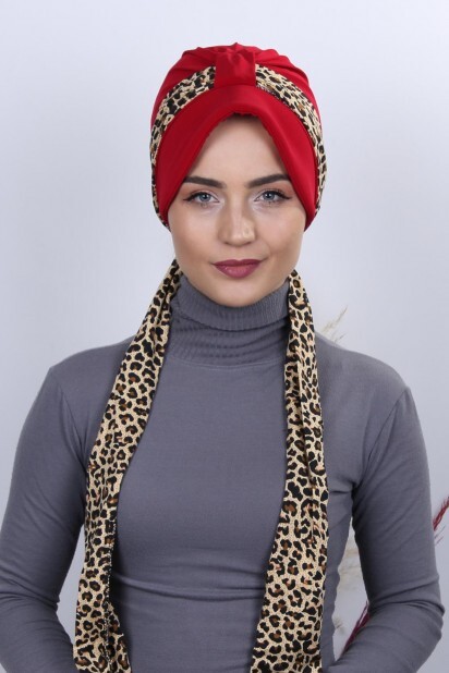 Scarf Hat Bonnet Red - 100284997 - 