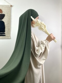 Jersey Sandy premium Dark Green 100357862 - Hijab