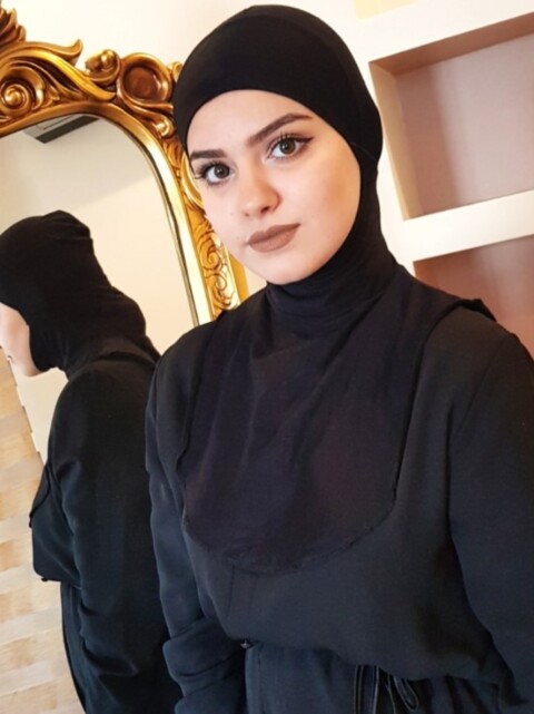 Cagoule Simple - أسود | الكود: 3021-02 - Hijab