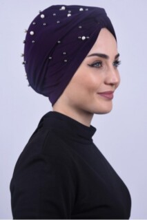 Pearly Wrap Bonnet Purple - 100284966 - 