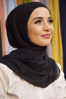 Ready Made Practical Bonnet Shawl Black - 100285539 - 