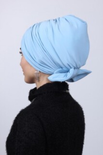 Reversible Cap Baby Blue with Filled Bow - 100285047 - 