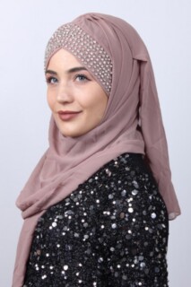 Stone Bonnet Design Châle Vison Clair - 