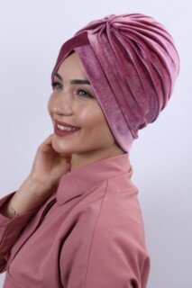 Velours Nevru Bonnet Rose Séchée - 