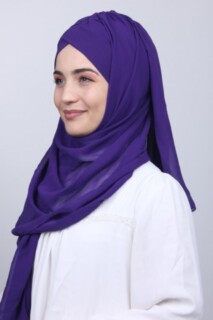 Bonnet Shawl Purple - 100285159 - 