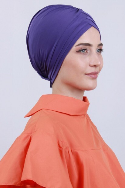 Bonnet Double Face 3 Rayures Magenta - 