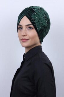 Velours Guipure Vera Os Vert Émeraude - 