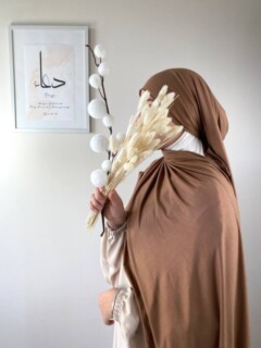 Ready To Wear - Jersey Premium Bronze - Hijab