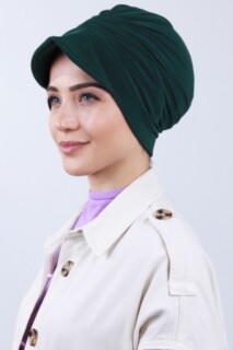 Buckled Hat Cap Emerald Green - 100285198 - 