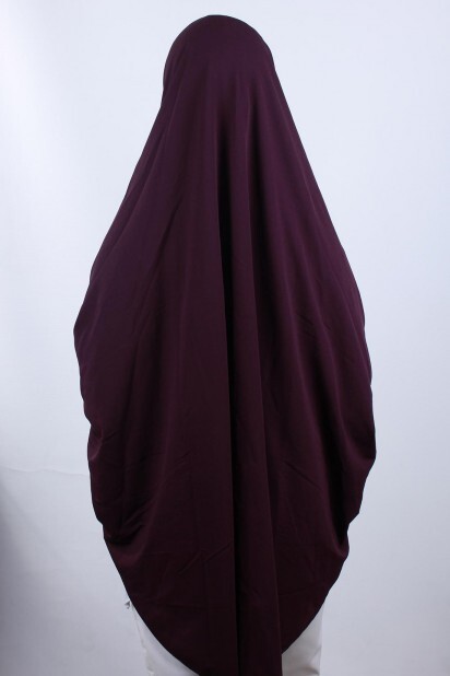 5XL حجاب محجبات بنفسجي - 