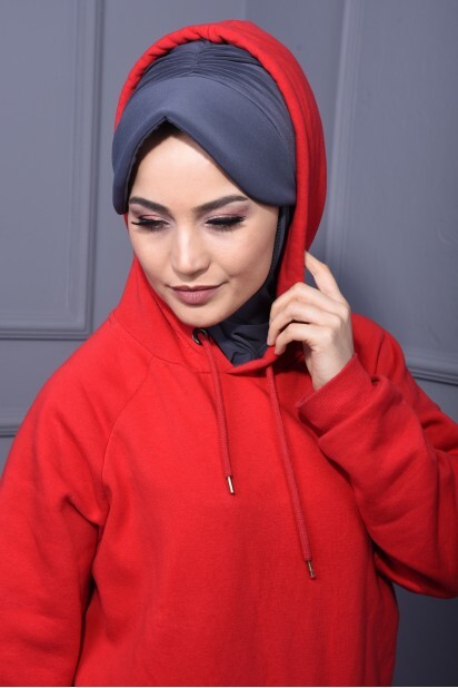 Sports Hat Scarf Smoked