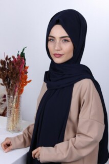Medina Silk Shawl Navy Blue 100285393 - 