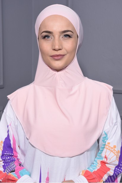 Collier Hijab Saumon - 
