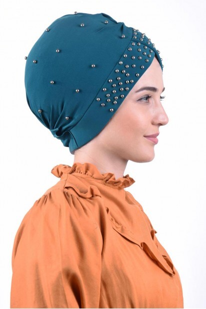 Pearly Pool Cap Petrol Blue - 100284939 - 
