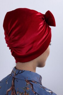 Velours Noeud Os Rouge - 