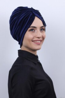 Velours Guipure Vera Os Bleu Marine - 