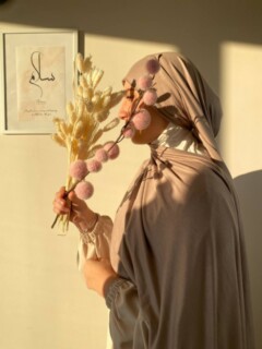 جيرسي بريميوم وود براون - Hijab