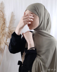 شال كريب جرين كلاي - - شال كريب جرين كلاي - 