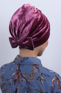 Velvet Bow Bonnet Dried Rose - 100283036 - 