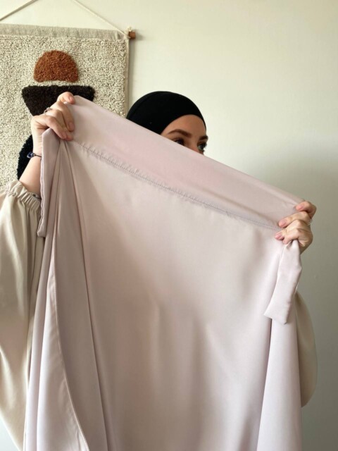 Medine Ipegi - Hijab PAE - White beige pink 100357893 - 