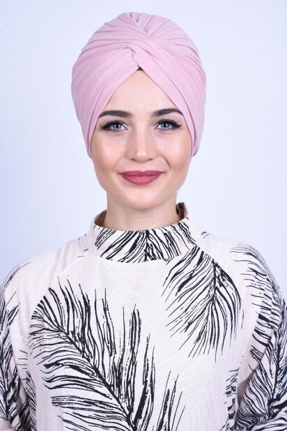 Bonnet & Turban - Vera Outer Bone Rose poudré - Hijab