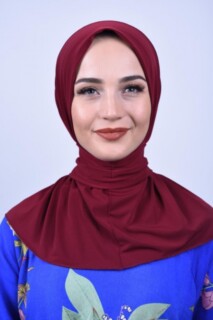  شال أحمر كلاريت - 