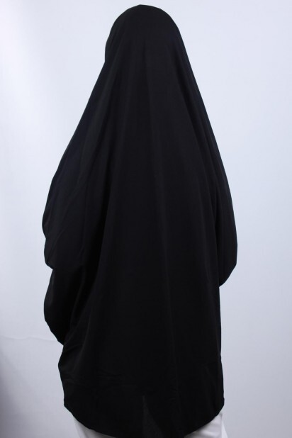 5XL Veiled Hijab Black - 100285107 - 