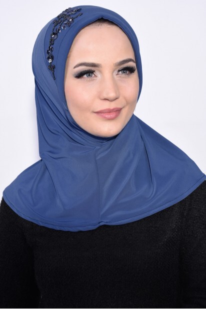 عملي الترتر الحجاب النيلي - Hijab