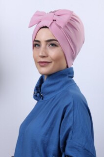 Double-Sided Bonnet Pink With Bow