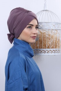 Bowtie Double-Sided Bonnet Violet - 100285291 - 