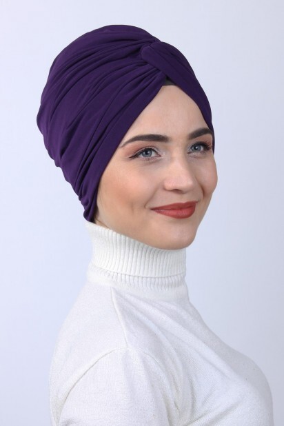 Knot Bonnet Purple - 100285317 - 