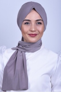 All Occasions Bonnet - Shirred Tie Bone Mink - 100285565 - Hijab