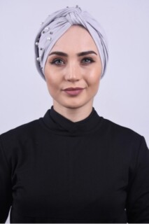 Pearly Twill Bonnet Silver Gray - 100284963 - 
