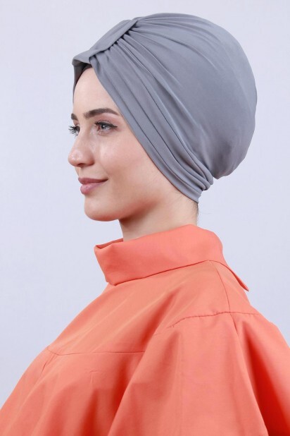 Bonnet Double Face 3 Rayures Gris - 