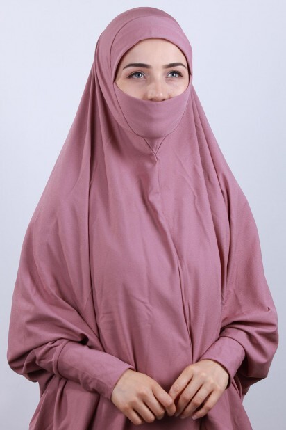 5XL Veiled Hijab Dried Rose - 100285100 - Hijab