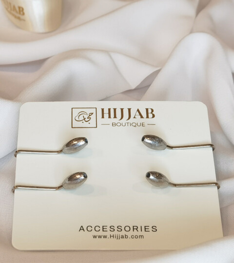 Hijab Clips - 4 pcs Muslim Hijab Clip Scarf 100298819 - Hijab