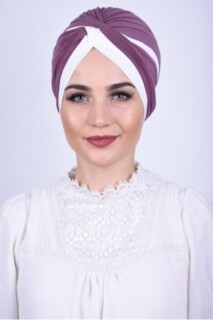 وردة مجففة بلون فيرا بون بلونين - Hijab
