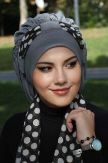 تصميم بونيه وشاح فضفاض - Hijab