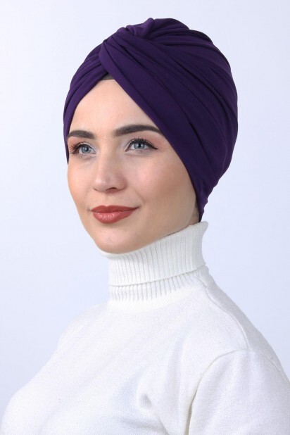 Knot Bonnet Purple - 100285317 - 
