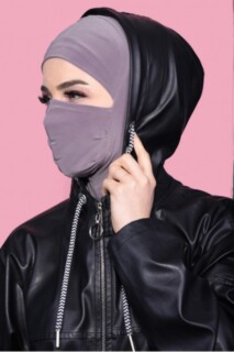 Masked Sport Hijab Mink