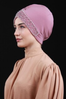 حجر اللؤلؤ بونيه الوردة المجففة - 