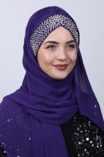 حجر بونيه تصميم شال  - Hijab