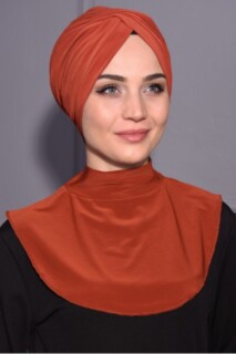 Tuile de col Hijab à bouton-pression
