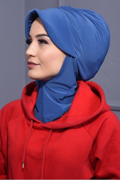 Sports Hat Scarf Indigo - 100285638 - 