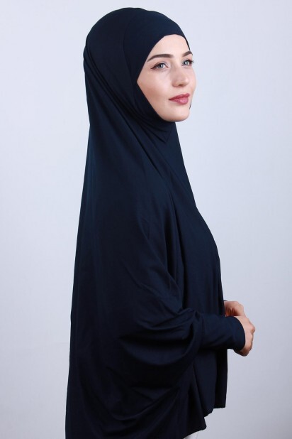 5XL محجبات حجاب كحلي - 