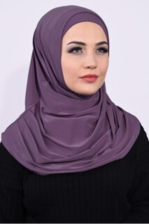 Bonnet Prayer Cover Dark Dried Rose - 100285133 - Hijab