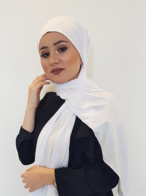Cotton Shawl - White |code: 12-03 - 100294080 - Hijab