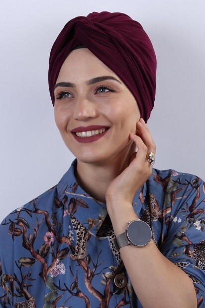 Dolama Bonnet Plum - 100285247 - Hijab